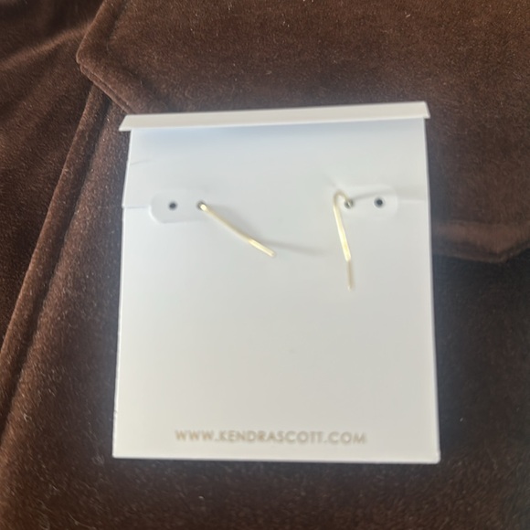 Kendra Scott Addie gold silver earrings - Picture 3 of 3